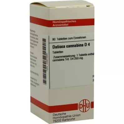 DATISCA cannabina D 4 tablety, 80 ks