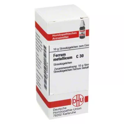 FERRUM METALLICUM C 30 guľôčok, 10 g