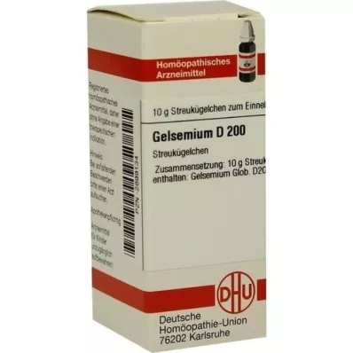 GELSEMIUM D 200 globúl, 10 g