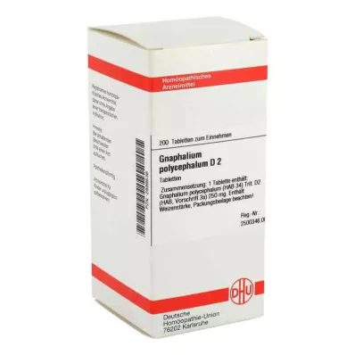 GNAPHALIUM POLYCEPHALUM D 2 tablety, 200 kapsúl