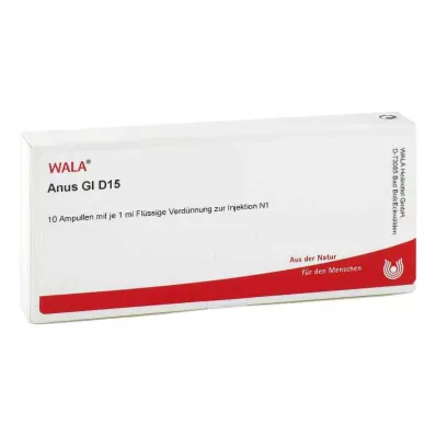 ANUS GL D 15 ampuliek, 10X1 ml ANUS GL D 15 ampuliek, 10X1 ml