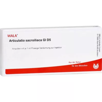 ARTICULATIO sacroiliaca GL D 5 ampuliek, 10X1 ml ARTICULATIO sacroiliaca GL D 5 ampuliek, 10X1 ml