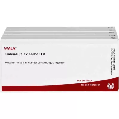 CALENDULA EX Herba D 3 ampulky, 50X1 ml CALENDULA EX Herba D 3 ampulky, 50X1 ml