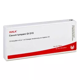CAVUM tympani GL D 15 ampuliek, 10X1 ml
