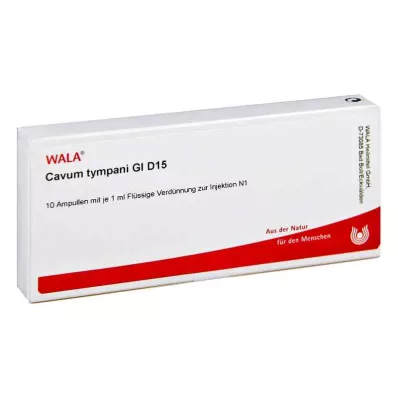 CAVUM tympani GL D 15 ampuliek, 10X1 ml CAVUM tympani GL D 15 ampuliek, 10X1 ml