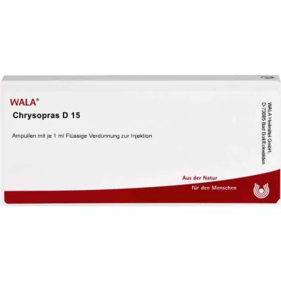 CHRYSOPRAS D 15 ampuliek, 10X1 ml CHRYSOPRAS D 15 ampuliek, 10X1 ml