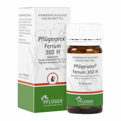 PFLÜGERPLEX Ferrum 302 H tablety, 100 ks PFLÜGERPLEX Ferrum 302 H tablety, 100 ks