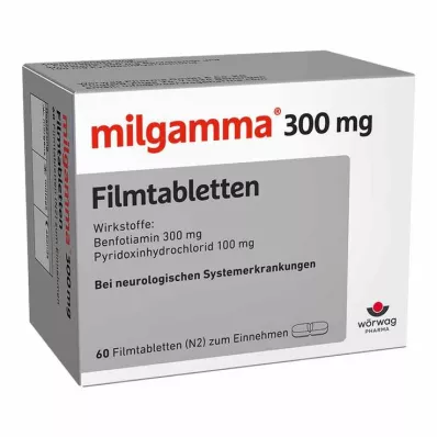 MILGAMMA 300 mg filmom obalené tablety, 60 ks MILGAMMA 300 mg filmom obalené tablety, 60 ks