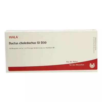 DUCTUS CHOLEDOCHUS GL D 30 ampuliek, 10X1 ml