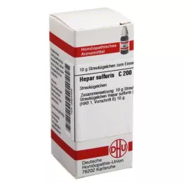 HEPAR SULFURIS C 200 guľôčok, 10 g