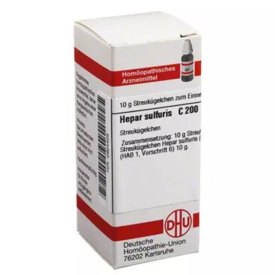 HEPAR SULFURIS C 200 guľôčok, 10 g HEPAR SULFURIS C 200 guľôčok, 10 g