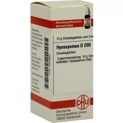HYOSCYAMUS D 200 guľôčok, 10 g