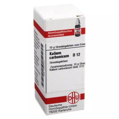 KALIUM CARBONICUM D 12 guľôčok, 10 g