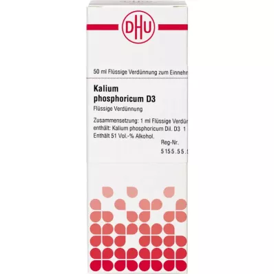 KALIUM PHOSPHORICUM D 3 riedenie, 50 ml