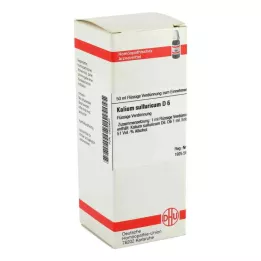KALIUM SULFURICUM D 6 riedenie, 50 ml