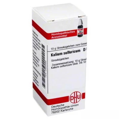 KALIUM SULFURICUM D 6 guľôčok, 10 g