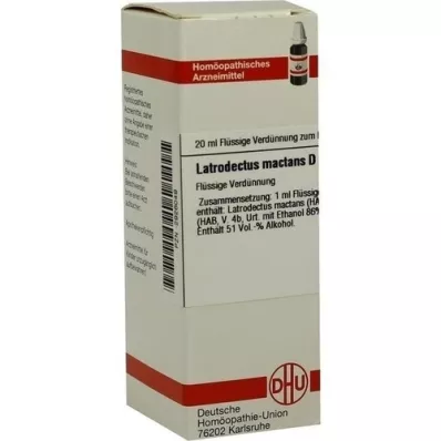 LATRODECTUS mactans D 12 riedenie, 20 ml