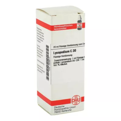 LYCOPODIUM C 30 riedenie, 20 ml LYCOPODIUM C 30 riedenie, 20 ml