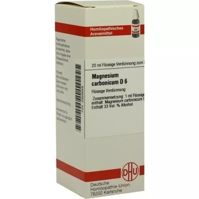 MAGNESIUM CARBONICUM D 6 riedenie, 20 ml