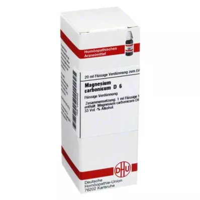 MAGNESIUM CARBONICUM D 6 riedenie, 20 ml