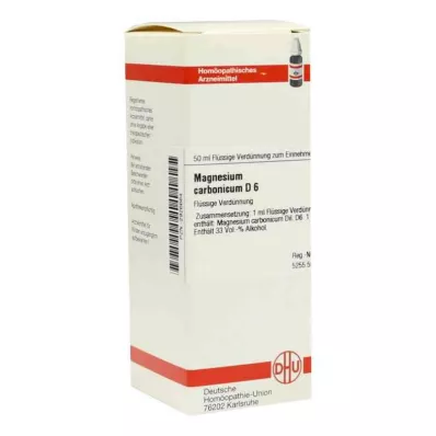 MAGNESIUM CARBONICUM D 6 riedenie, 50 ml