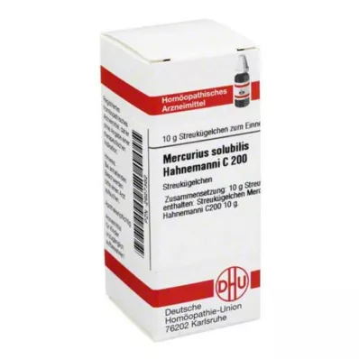 MERCURIUS SOLUBILIS Hahnemanni C 200 globúl, 10 g