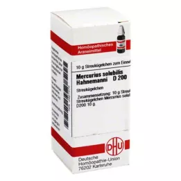 MERCURIUS SOLUBILIS Hahnemanni D 200 globúl, 10 g