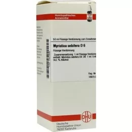 MYRISTICA SEBIFERA D 6 riedenie, 50 ml