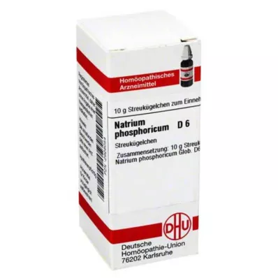 NATRIUM PHOSPHORICUM D 6 guľôčok, 10 g