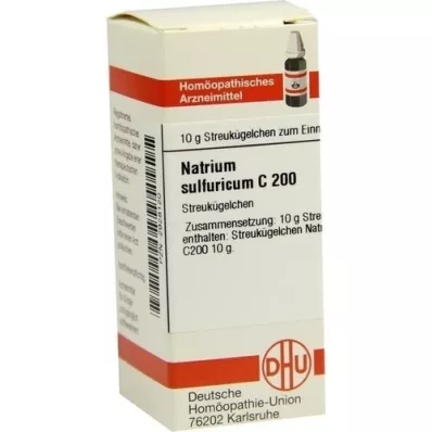 NATRIUM SULFURICUM C 200 guľôčok, 10 g