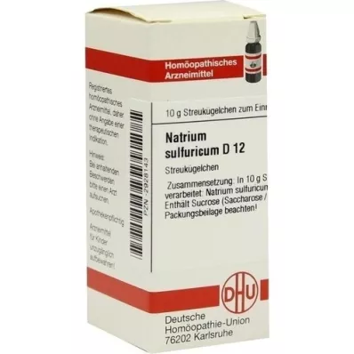 NATRIUM SULFURICUM D 12 guľôčok, 10 g