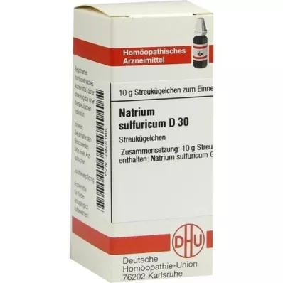 NATRIUM SULFURICUM D 30 guľôčok, 10 g