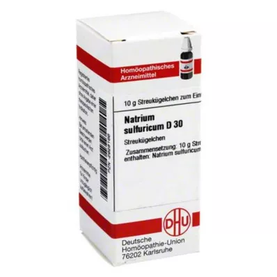 NATRIUM SULFURICUM D 30 guľôčok, 10 g