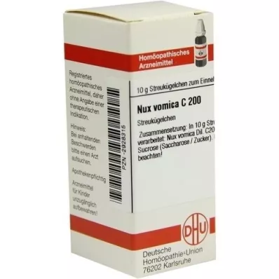 NUX VOMICA C 200 guľôčok, 10 g