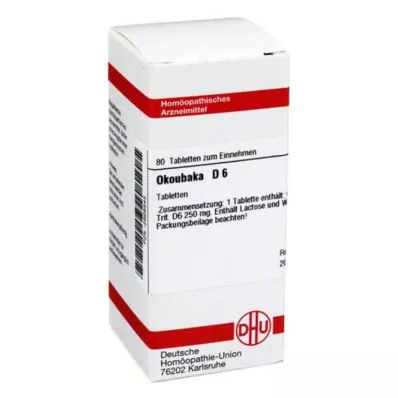 OKOUBAKA D 6 tabliet, 80 kapsúl