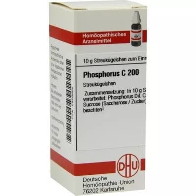 PHOSPHORUS C 200 guľôčok, 10 g
