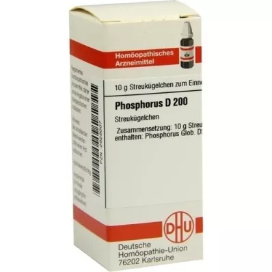 PHOSPHORUS D 200 globúl, 10 g