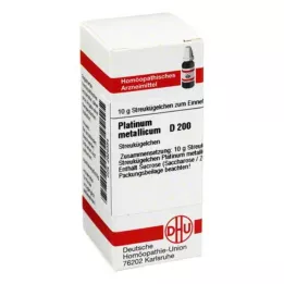PLATINUM METALLICUM D 200 globúl, 10 g