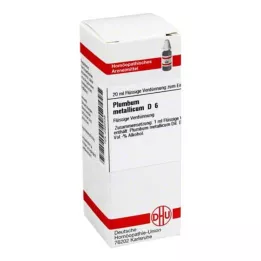 PLUMBUM METALLICUM D 6 riedenie, 20 ml