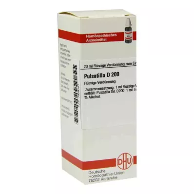 PULSATILLA D 200 riedenie, 20 ml