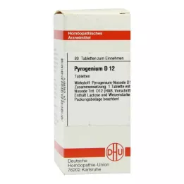 PYROGENIUM D 12 tabliet, 80 kapsúl
