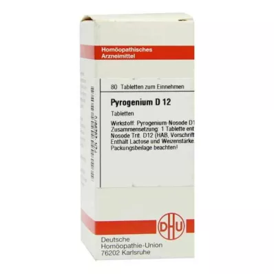 PYROGENIUM D 12 tabliet, 80 kapsúl PYROGENIUM D 12 tabliet, 80 kapsúl