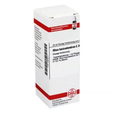 RHUS TOXICODENDRON C 30 riedenie, 20 ml