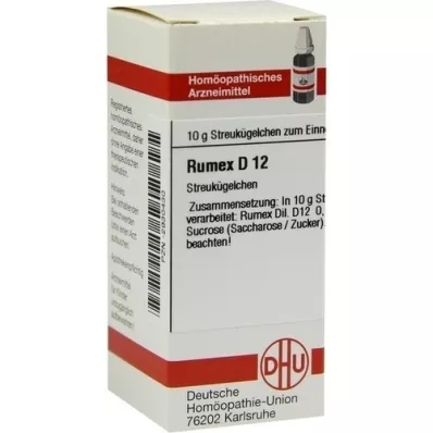 RUMEX D 12 guľôčok, 10 g