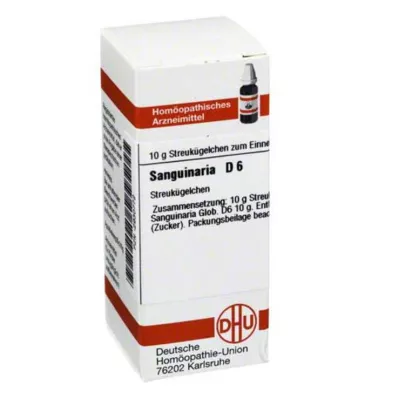 SANGUINARIA D 6 guľôčok, 10 g SANGUINARIA D 6 guľôčok, 10 g