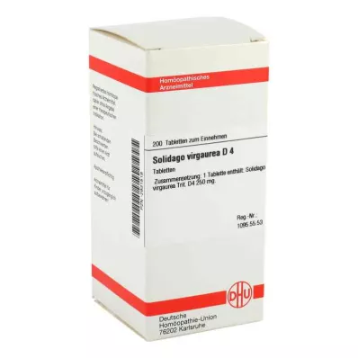 SOLIDAGO VIRGAUREA D 4 tablety, 200 kapsúl SOLIDAGO VIRGAUREA D 4 tablety, 200 kapsúl