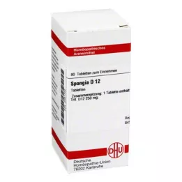 SPONGIA D 12 tabliet, 80 kapsúl