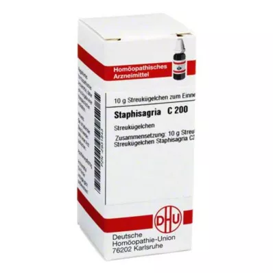 STAPHISAGRIA C 200 guľôčok, 10 g STAPHISAGRIA C 200 guľôčok, 10 g