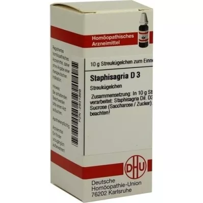 STAPHISAGRIA D 3 guľôčky, 10 g