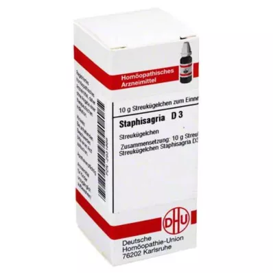 STAPHISAGRIA D 3 guľôčky, 10 g